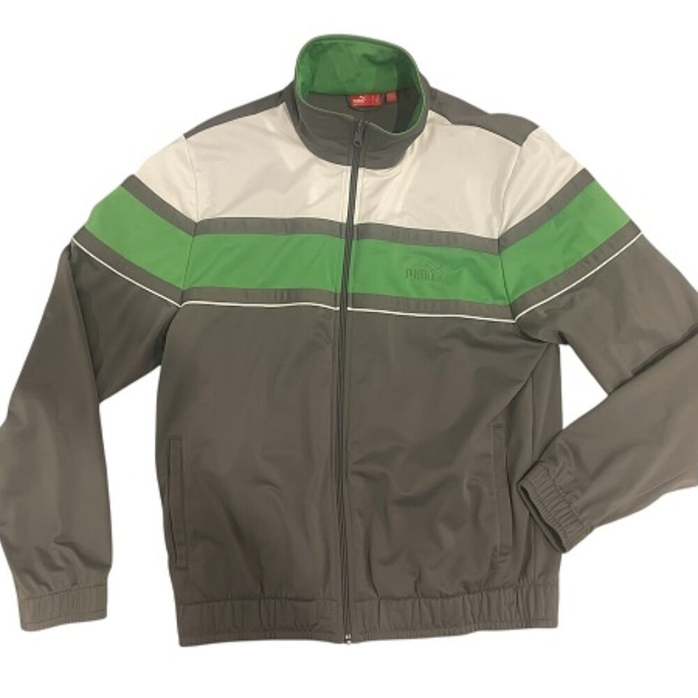 PUMA Men's Full Zip Track Jacket (Med)